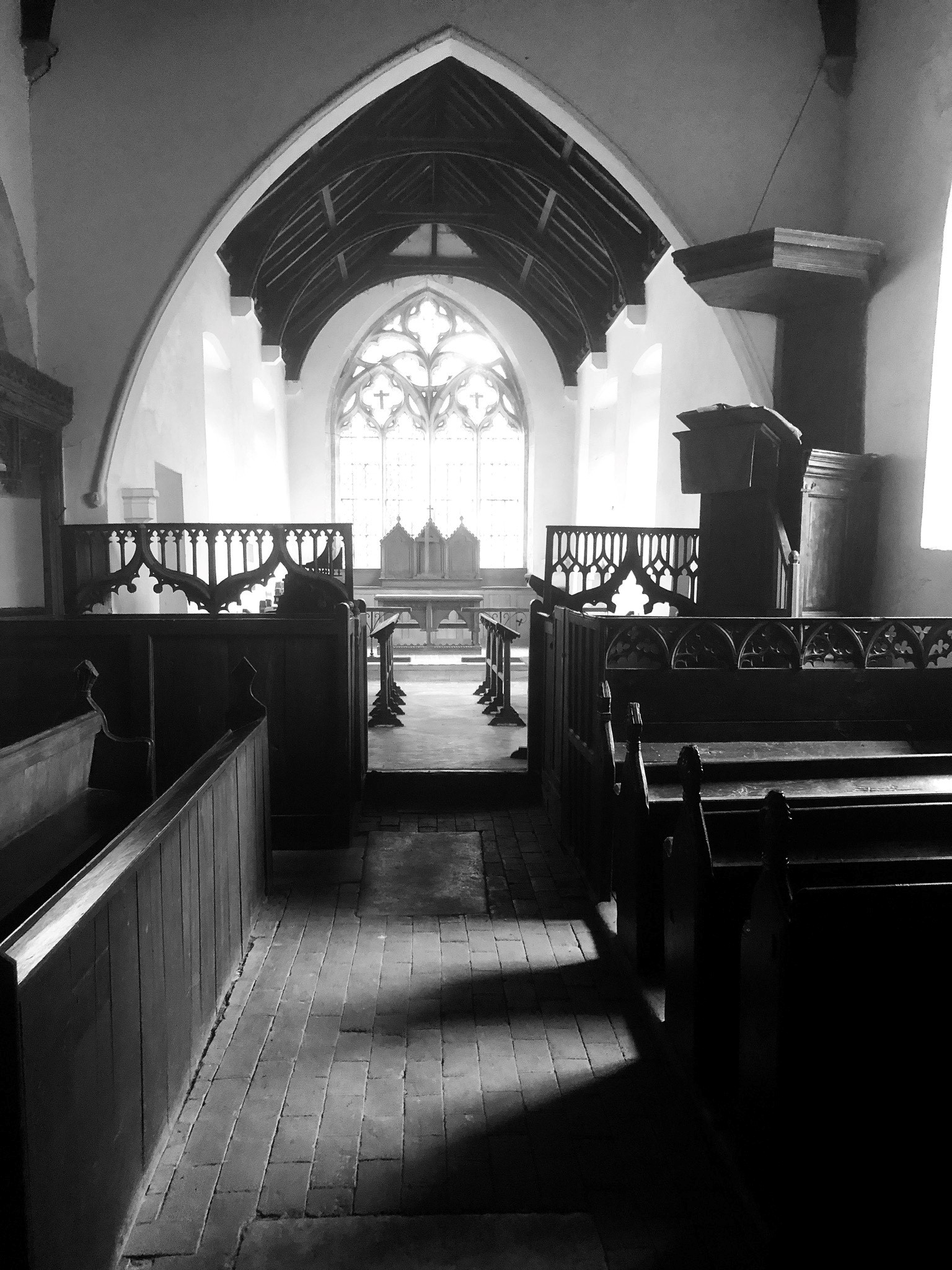Interior photo of St Benedict's